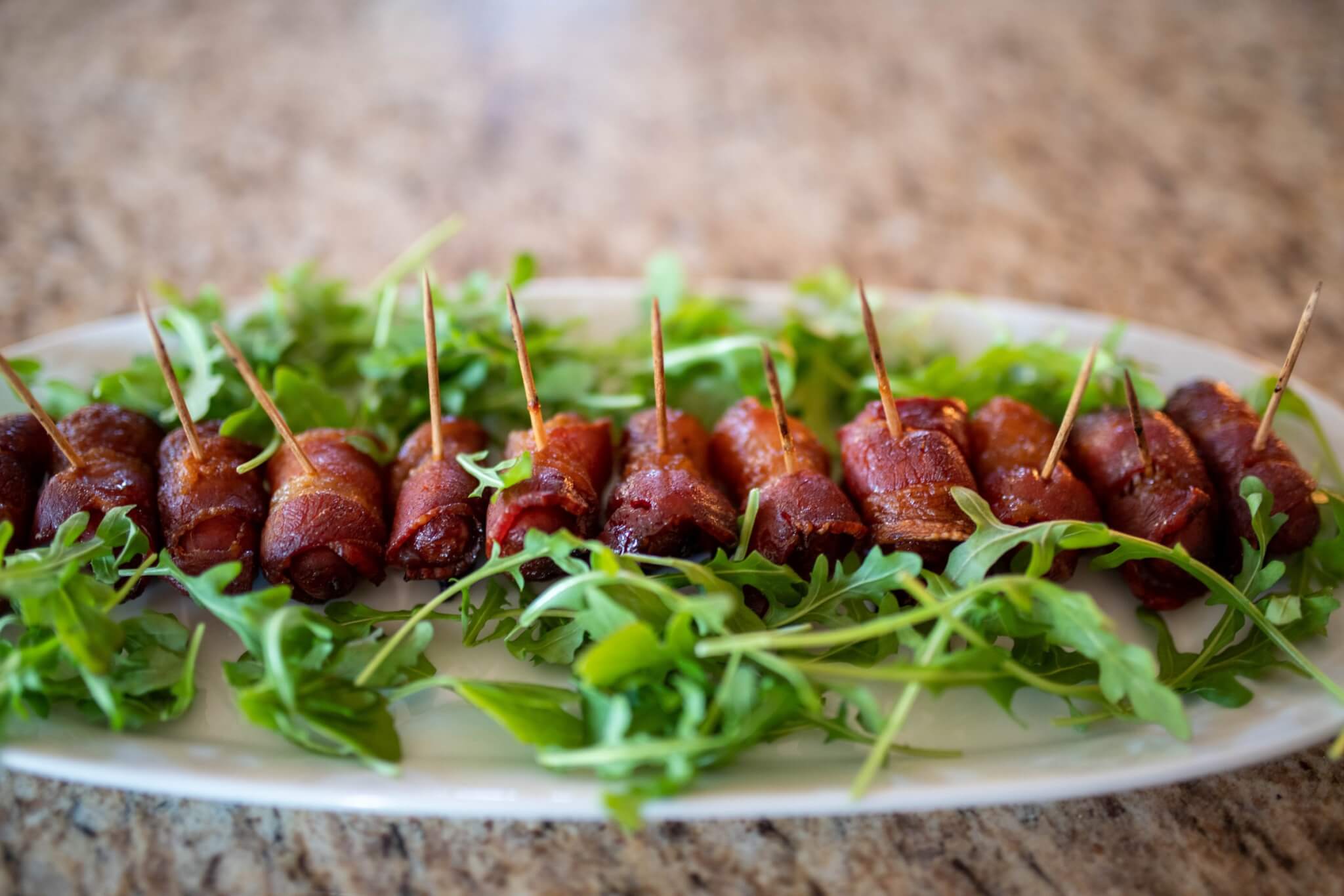 bacon wrapped smokies with brown sugar, game day appetizer, appetizer ideas, easy appetizers, bacon appetizer, smokies appetizer, football party appetizer, superbowl appetizers