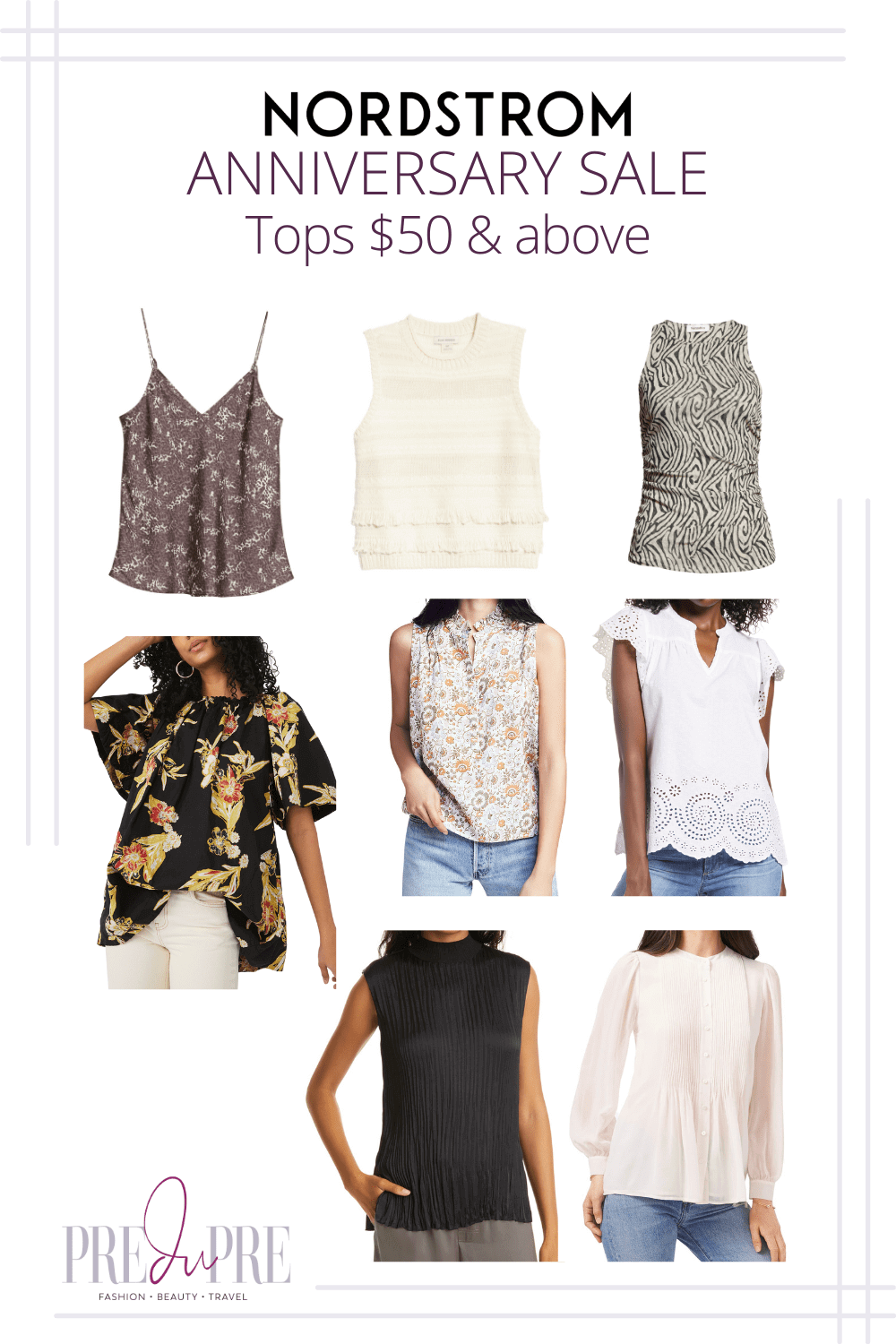 Nordstrom Anniversary Sale Tops $50 and above