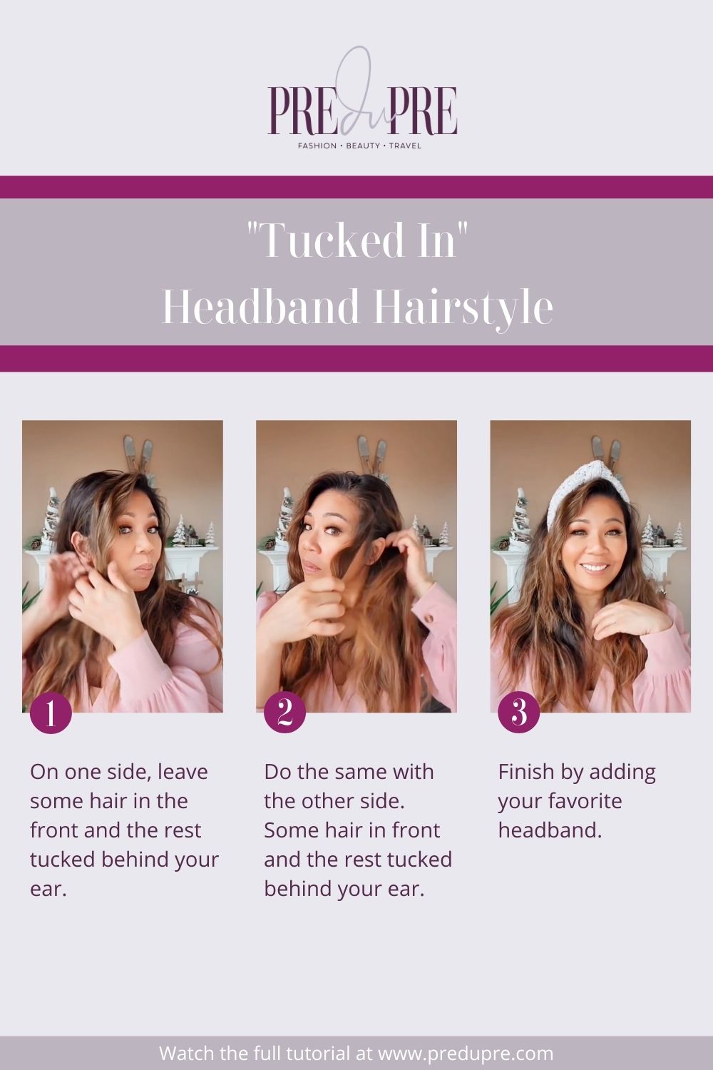 4 Headband Hairstyles to Try for Valentine's Day - predupre