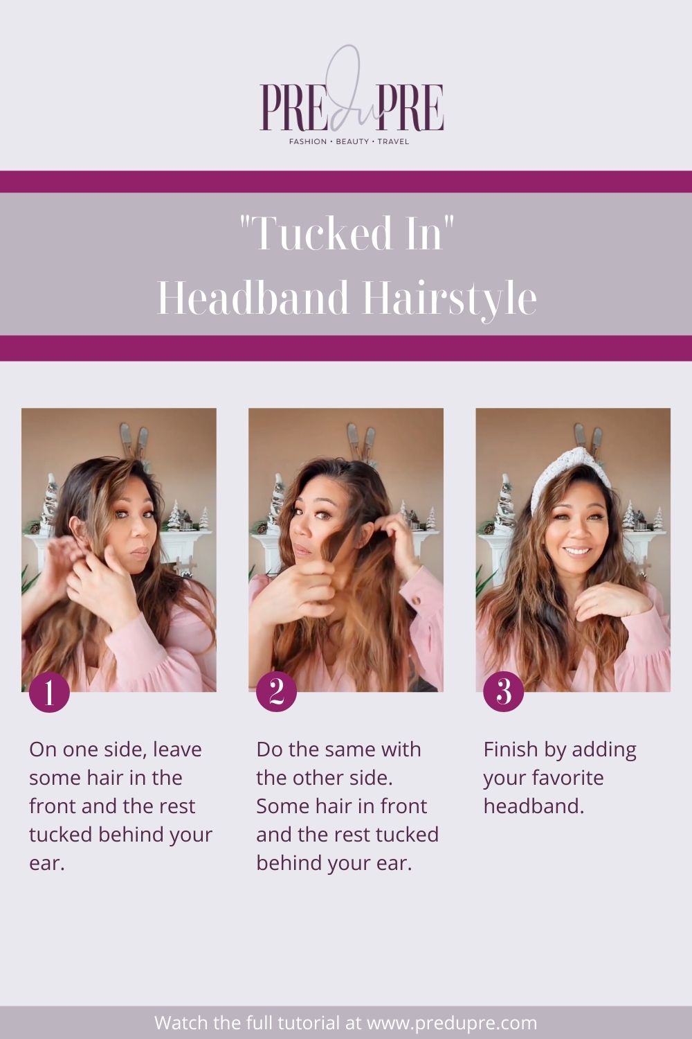 4 Headband Hairstyles to Try for Valentine's Day - predupre 4 Headband Hairstyles to Try for Valentine's Day - predupre